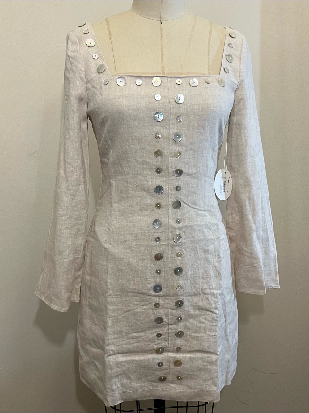 STAUD 100% Linen Dress - Picture 2 of 7
